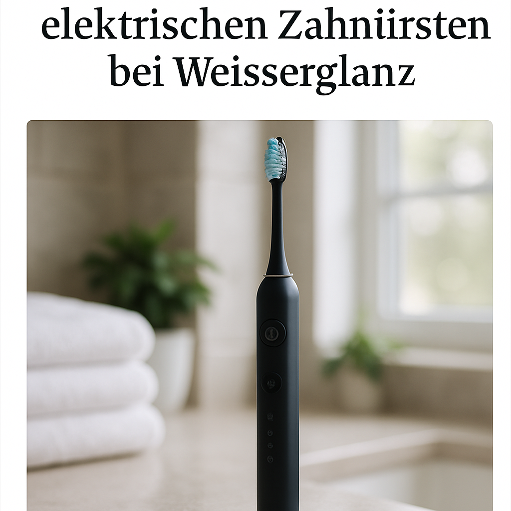 Entdecken Sie die besten elektrischen Zahnbürsten bei Weisserglanz